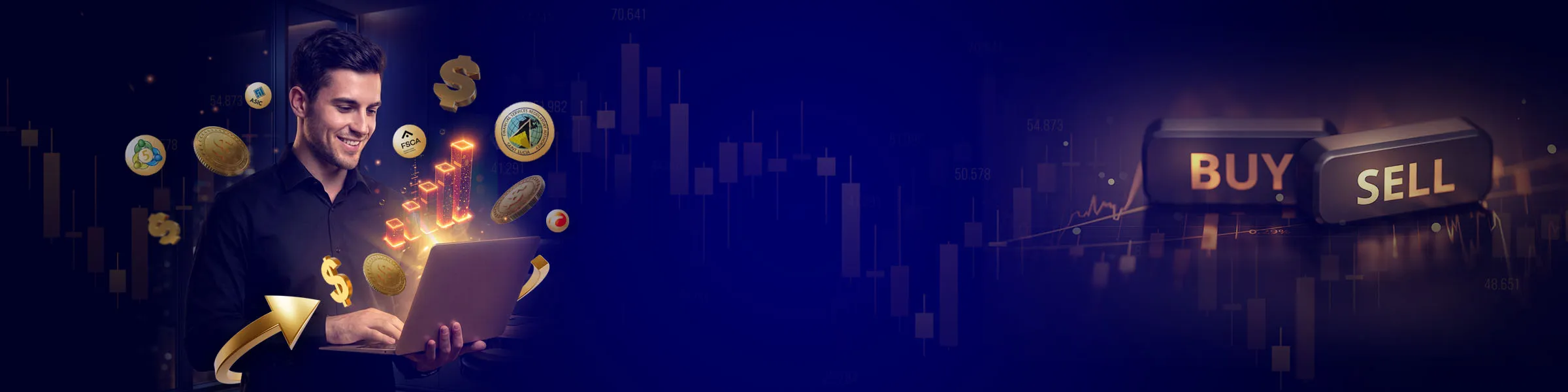 هدر صفحه بروکرها